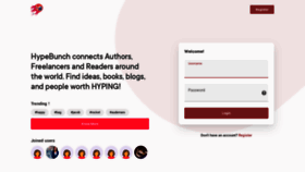 What Hypebunch.com website looked like in 2021 (2 years ago)