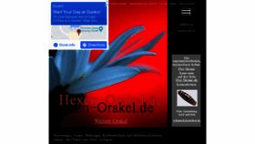 What Hexen-orakel.de website looked like in 2021 (2 years ago)