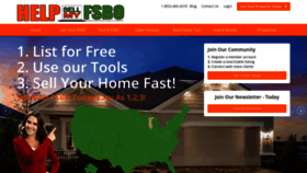 What Helpsellmyfsbo.com website looked like in 2021 (2 years ago)
