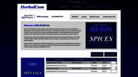 What Herbnhorse.com website looked like in 2021 (4 years ago)