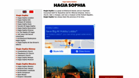 What Hagiasophia.com website looked like in 2021 (2 years ago)