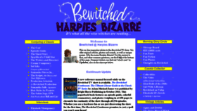 What Harpiesbizarre.com website looked like in 2021 (2 years ago)