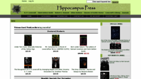 What Hippocampuspress.com website looked like in 2021 (2 years ago)