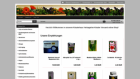What Herbagarten.de website looked like in 2021 (2 years ago)