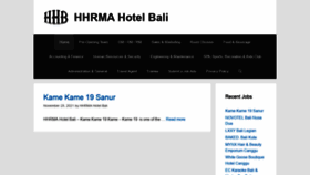 What Hhrmahotelbali.com website looked like in 2021 (2 years ago)