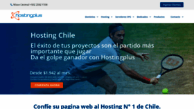 What Hostingplus.cl website looked like in 2021 (2 years ago)