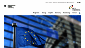 What Horizont-europa.de website looked like in 2021 (2 years ago)