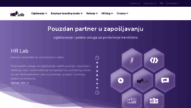 What Hrlab.rs website looked like in 2021 (2 years ago)