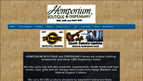 What Hemporiumboutique.com website looked like in 2021 (2 years ago)