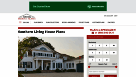 What Houseplans.southernliving.com website looked like in 2021 (2 years ago)