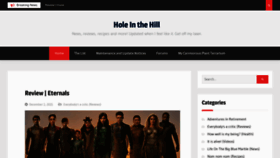 What Holeinthehill.com website looked like in 2021 (2 years ago)