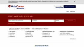 What Hotelcareer.at website looked like in 2021 (2 years ago)