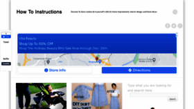 What Howtoinstructions.org website looked like in 2021 (2 years ago)