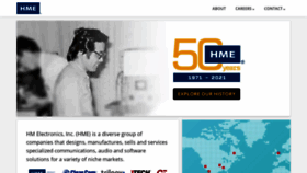 What Hme.com website looked like in 2021 (2 years ago)