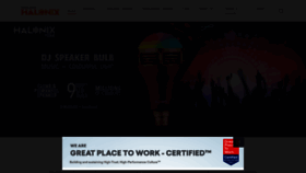 What Halonix.co.in website looked like in 2021 (2 years ago)