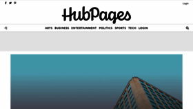 What Hubpages.com website looked like in 2021 (2 years ago)