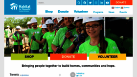 What Habitatcaz.org website looked like in 2021 (2 years ago)