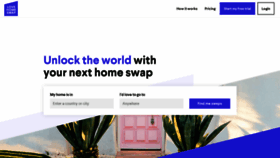 What Homeforexchange.com website looked like in 2021 (2 years ago)