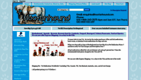 What Hoofanhound.com website looked like in 2021 (2 years ago)