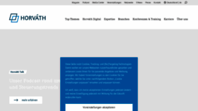 What Horvath-partners.com website looked like in 2021 (2 years ago)