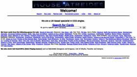 What Hacards.com website looked like in 2021 (2 years ago)