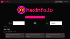 What Hexinfo.io website looked like in 2021 (2 years ago)