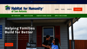 What Habitatsa.org website looked like in 2021 (2 years ago)