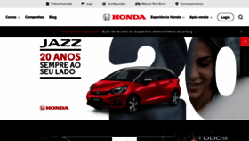 What Honda-automoveis.pt website looked like in 2021 (2 years ago)
