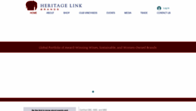 What Heritagelinkbrands.com website looked like in 2021 (2 years ago)