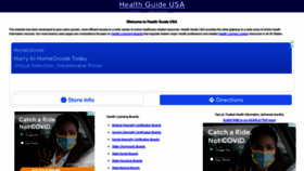 What Healthguideusa.org website looked like in 2021 (2 years ago)