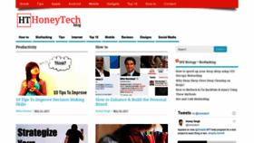 What Honeytechblog.com website looked like in 2021 (2 years ago)