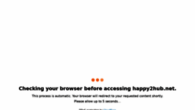 What Happy2hub.net website looked like in 2021 (2 years ago)