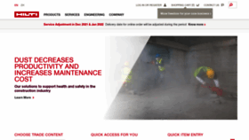 What Hilti.com.hk website looked like in 2021 (2 years ago)