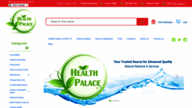 What Healthpalace.ca website looked like in 2021 (2 years ago)