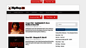 What Hiphopza.com website looked like in 2021 (2 years ago)