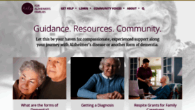 What Helpforalzheimersfamilies.com website looked like in 2021 (2 years ago)