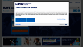What Hays.es website looked like in 2021 (2 years ago)