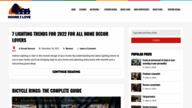 What Houseilove.com website looked like in 2021 (2 years ago)
