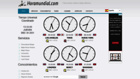 What Horamundial.com website looked like in 2021 (2 years ago)