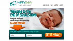 What Happybabysleepsolutions.com website looked like in 2022 (2 years ago)