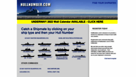 What Hullnumber.com website looked like in 2022 (2 years ago)