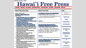 What Hawaiifreepress.com website looked like in 2022 (2 years ago)