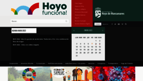 What Hoyodemanzanares.es website looked like in 2022 (2 years ago)
