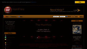 What Hamfiles.co.uk website looked like in 2022 (2 years ago)