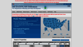 What Hudhomestore.gov website looked like in 2022 (2 years ago)