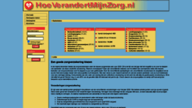 What Hoeverandertmijnzorg.nl website looked like in 2022 (2 years ago)