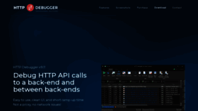 What Httpdebugger.com website looked like in 2022 (2 years ago)