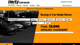 What Hertzcarsales.com website looked like in 2022 (2 years ago)