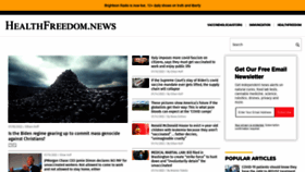 What Healthfreedom.news website looked like in 2022 (2 years ago)