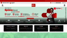 What Hdfcergo.com website looked like in 2022 (2 years ago)